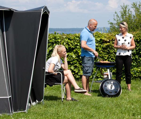 Isabella Penta Door Canopy Black | Glossop Awnings