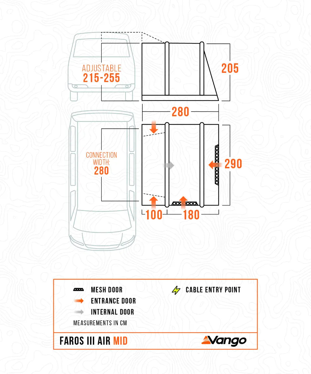 Vango Faros III Air Mid Drive Away Awning 2027