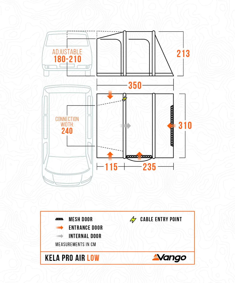 Vango Kela Pro II Air Low Drive Away Awning 2027