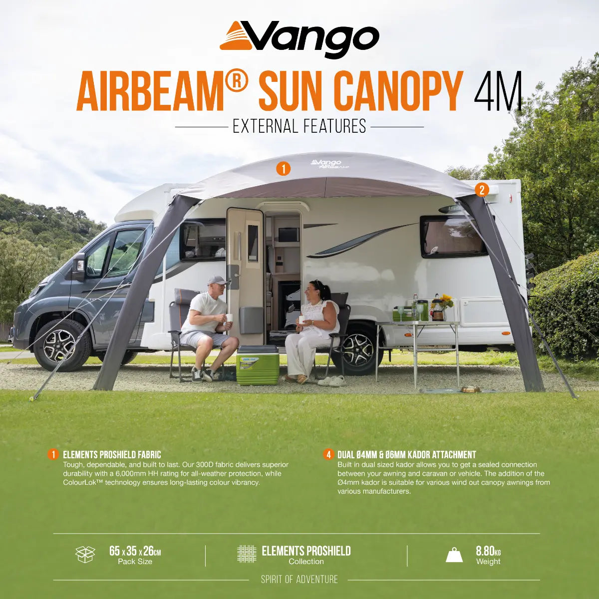 Vango Sun Canopy Air Pro 4m 2027
