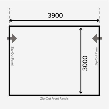 Dometic Grande Air All Season 390 M Inflatable Motorhome Awning