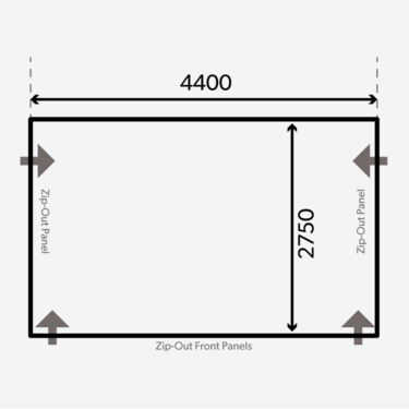 Dometic Club Air Pro 440 M Inflatable Motorhome Awning