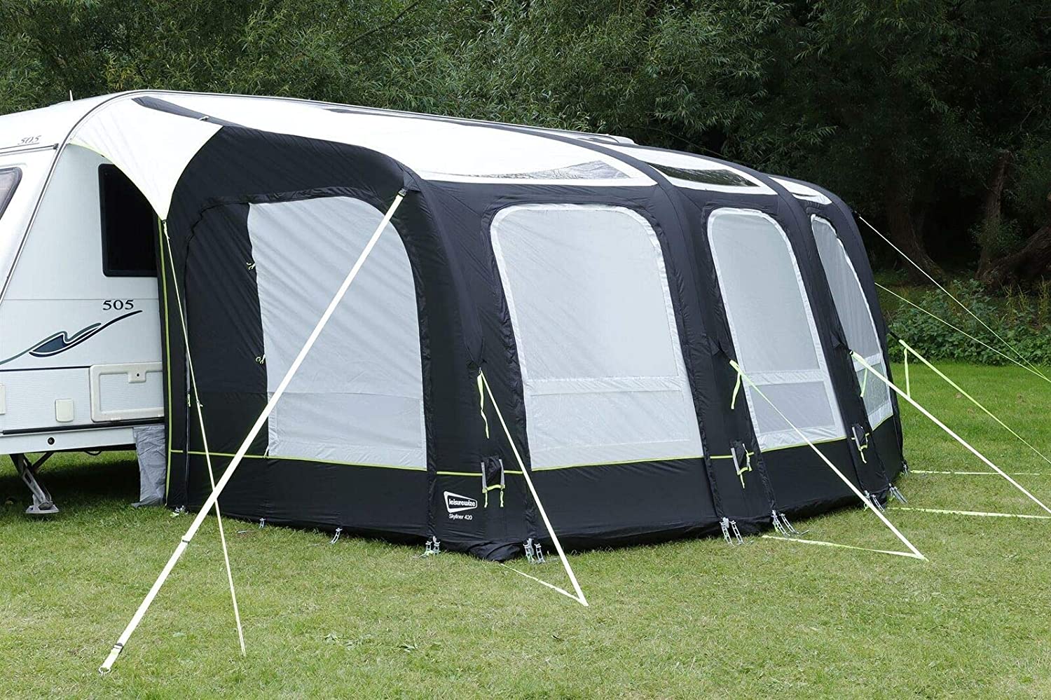 Leisurewize Skyliner 420 Single Inflation Point Porch Awning