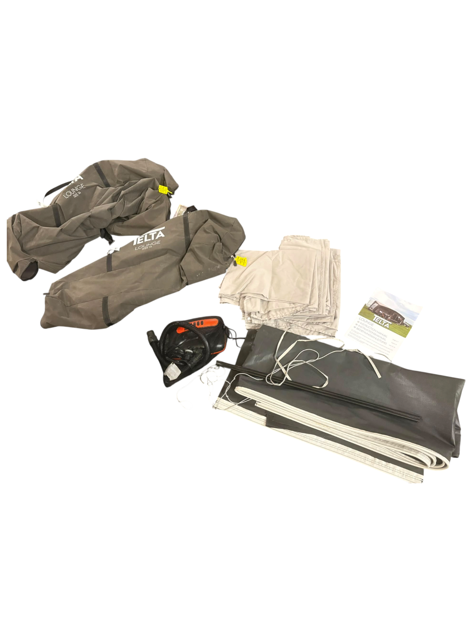 Telta Lounge Caravan Full Air Awning 2025 - Size 14 (Used)