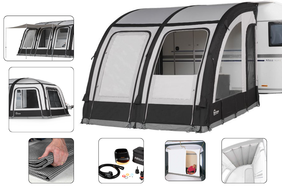 Starcamp Magnum Air Force Klimatex 260 Awning + Extension (Package Deal)