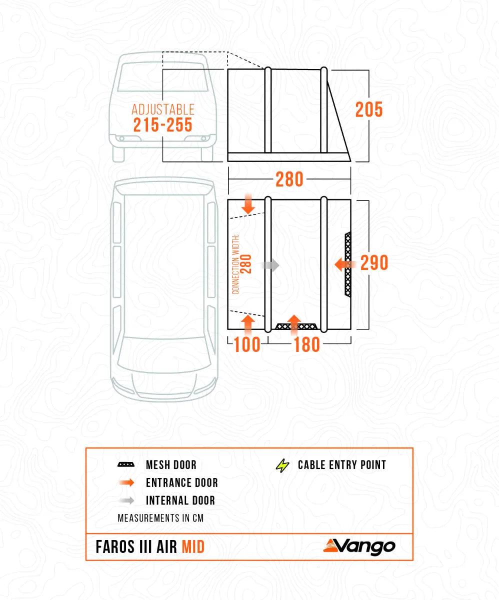 Vango Faros III Air Mid Inflatable Driveaway Awning