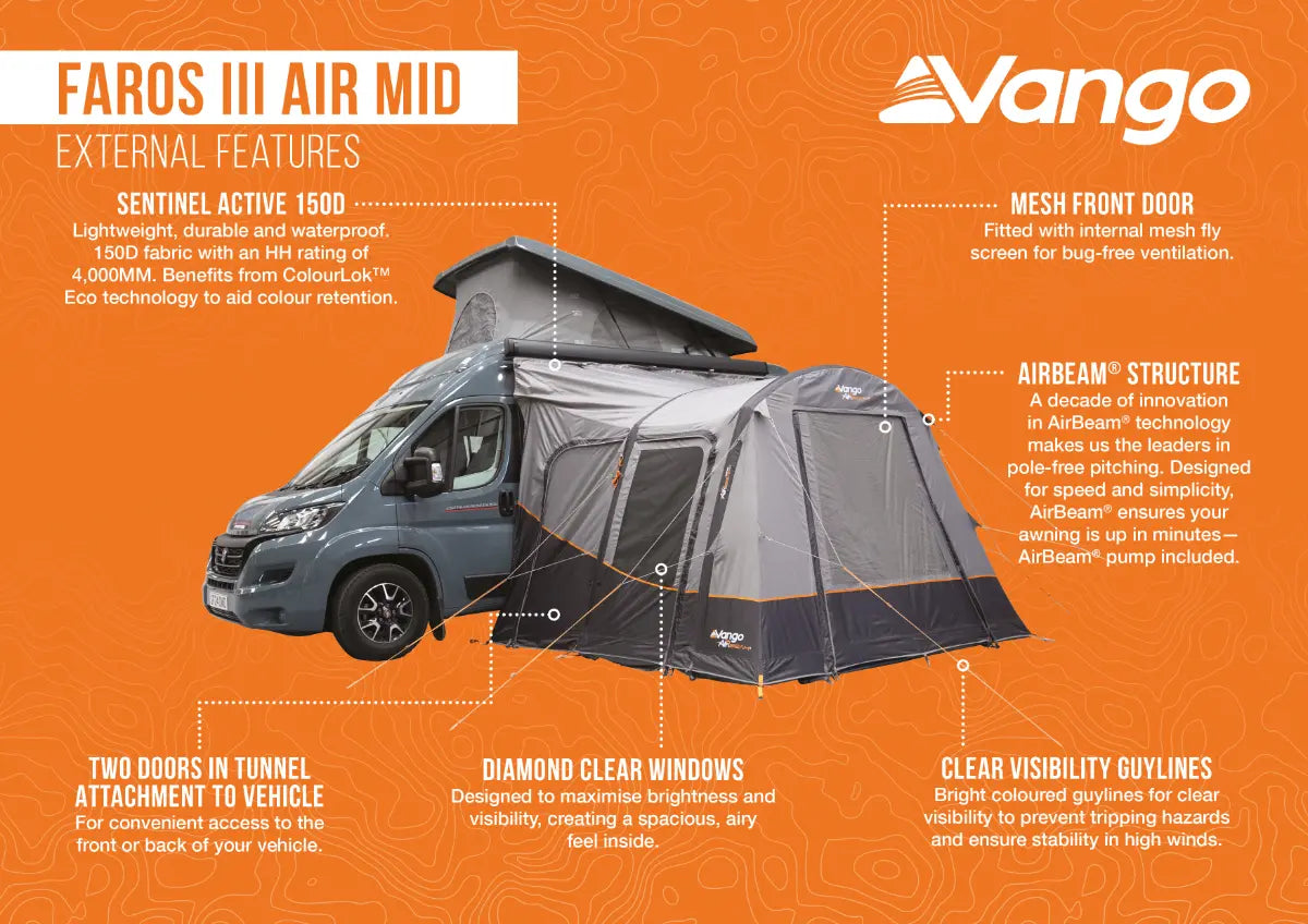 Vango Faros III Air Mid Inflatable Driveaway Awning