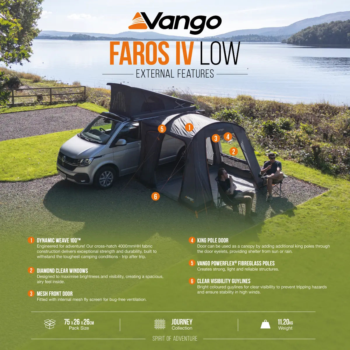 Vango Faros IV Low Drive Away Awning 2027