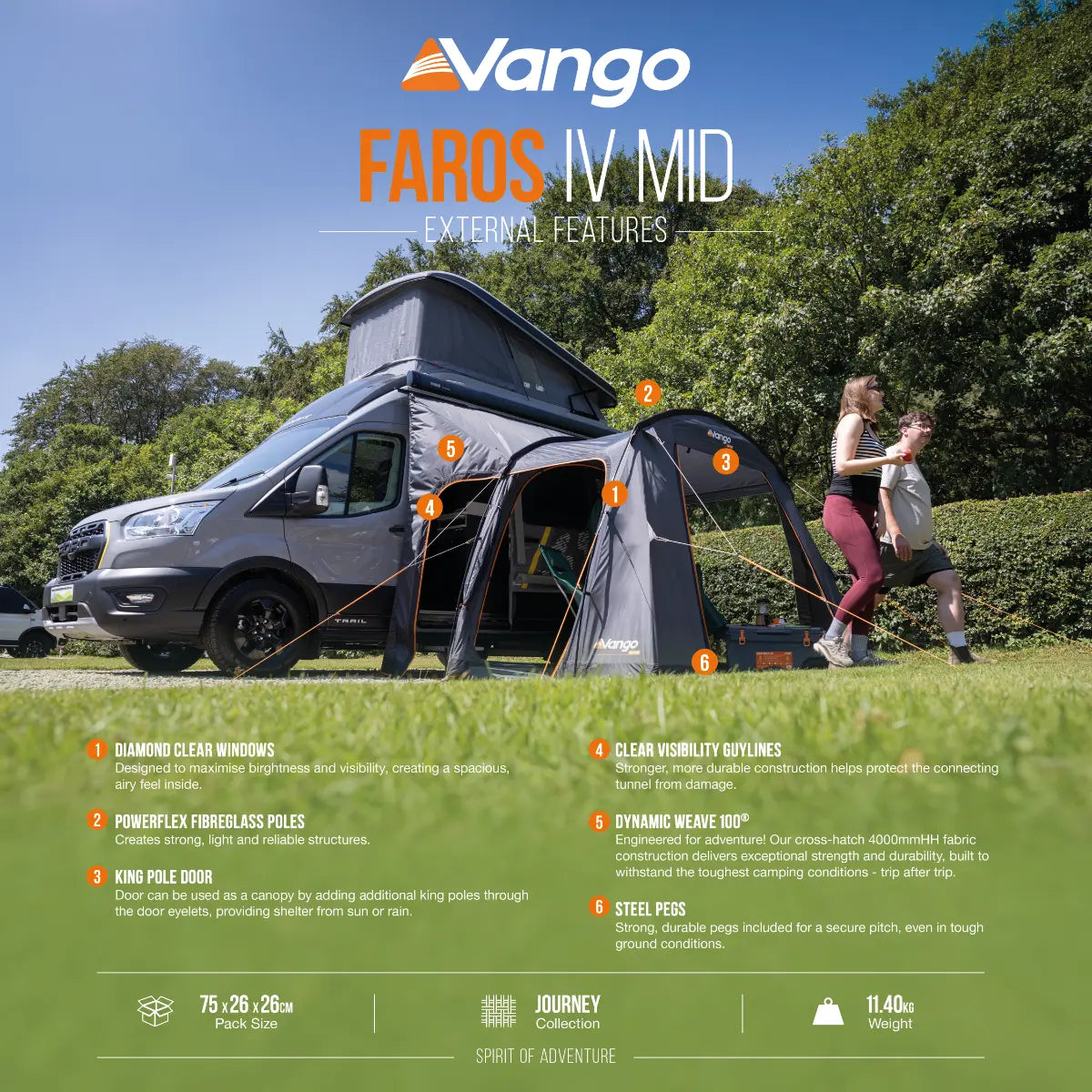 Vango Faros IV Mid Drive Away Awning 2027