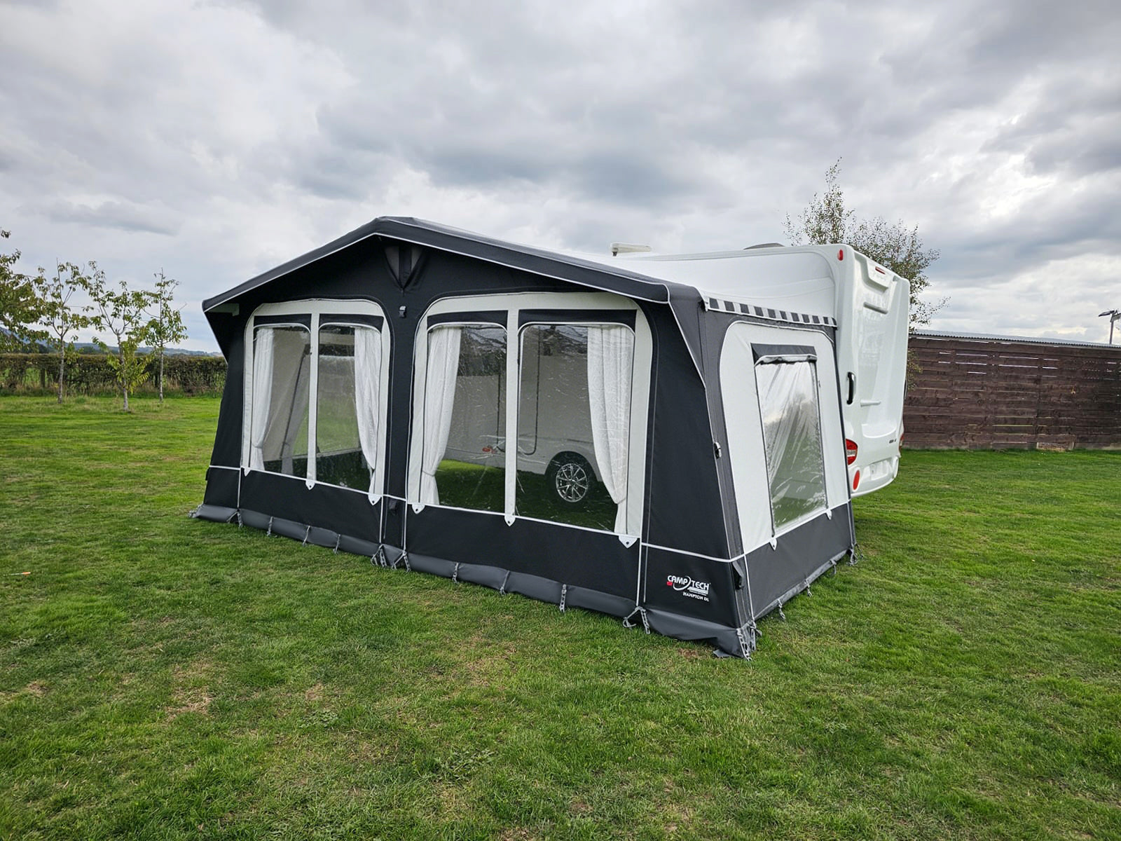 Camptech Hampton DL Full Inflatable Seasonal Caravan Awning