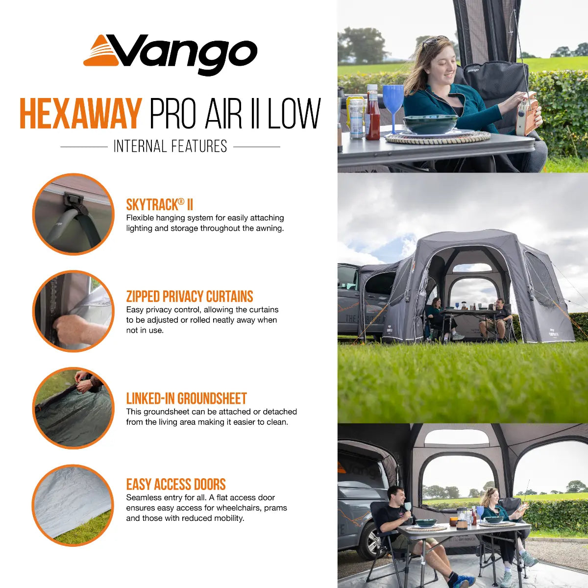 Vango HexAway Pro II Air Low Drive Away Awning 2027