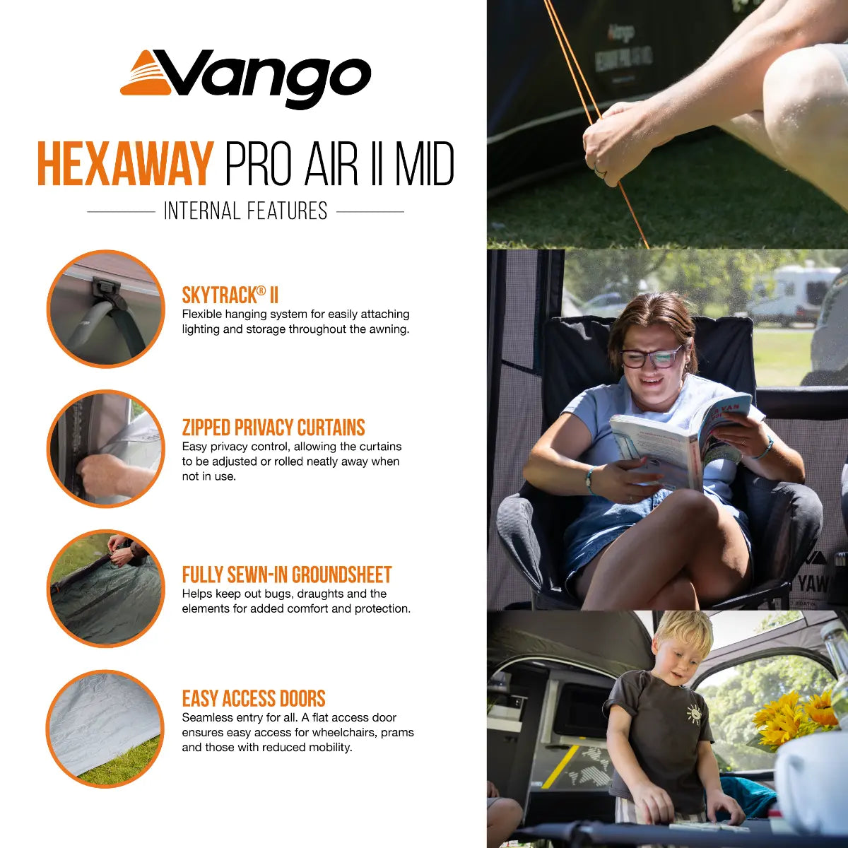Vango HexAway Pro II Air Mid Drive Away Awning 2027