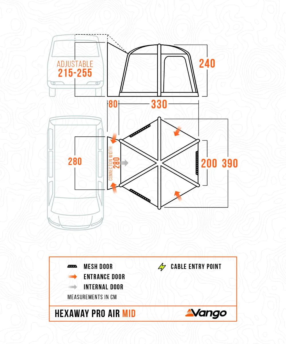 Vango HexAway Pro Air Inflatable Drive Away Motorhome Awning 2026
