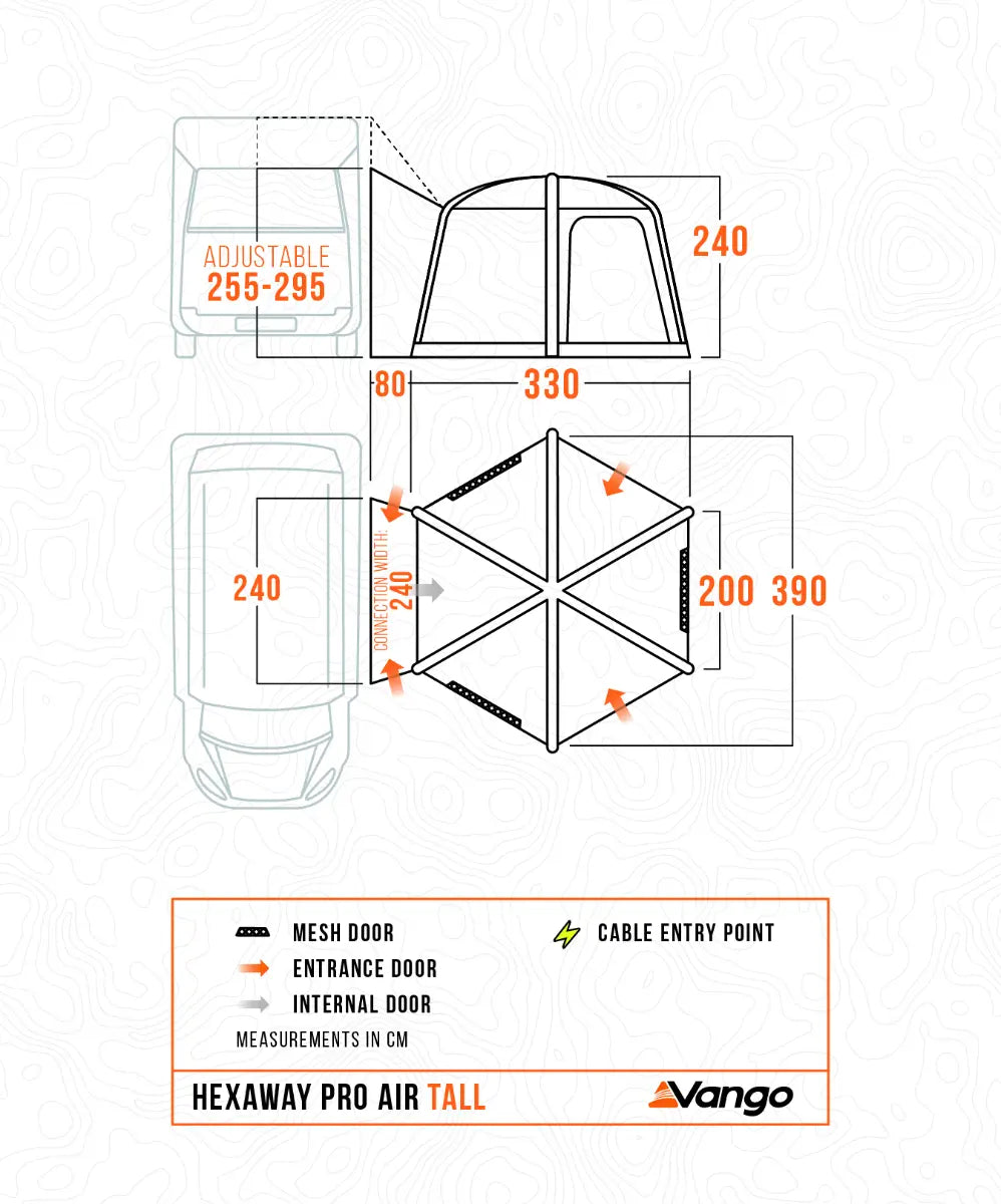 Vango HexAway Pro Air Inflatable Drive Away Motorhome Awning 2026