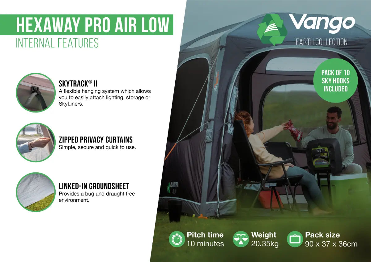 Vango HexAway Pro Air Inflatable Drive Away Motorhome Awning 2026