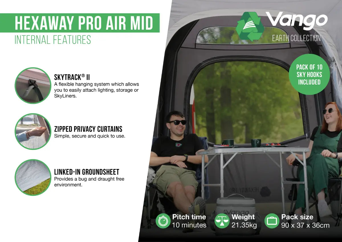 Vango HexAway Pro Air Inflatable Drive Away Motorhome Awning 2026