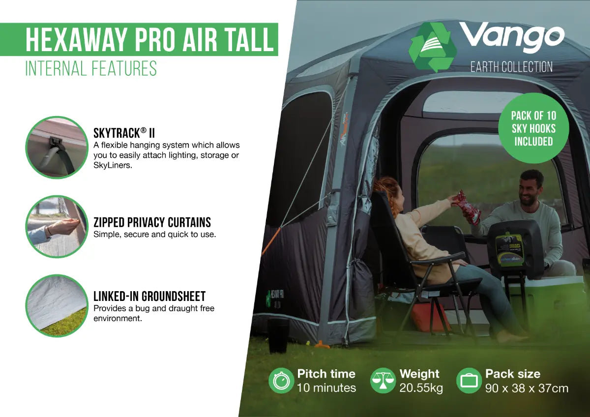 Vango HexAway Pro Air Inflatable Drive Away Motorhome Awning 2026