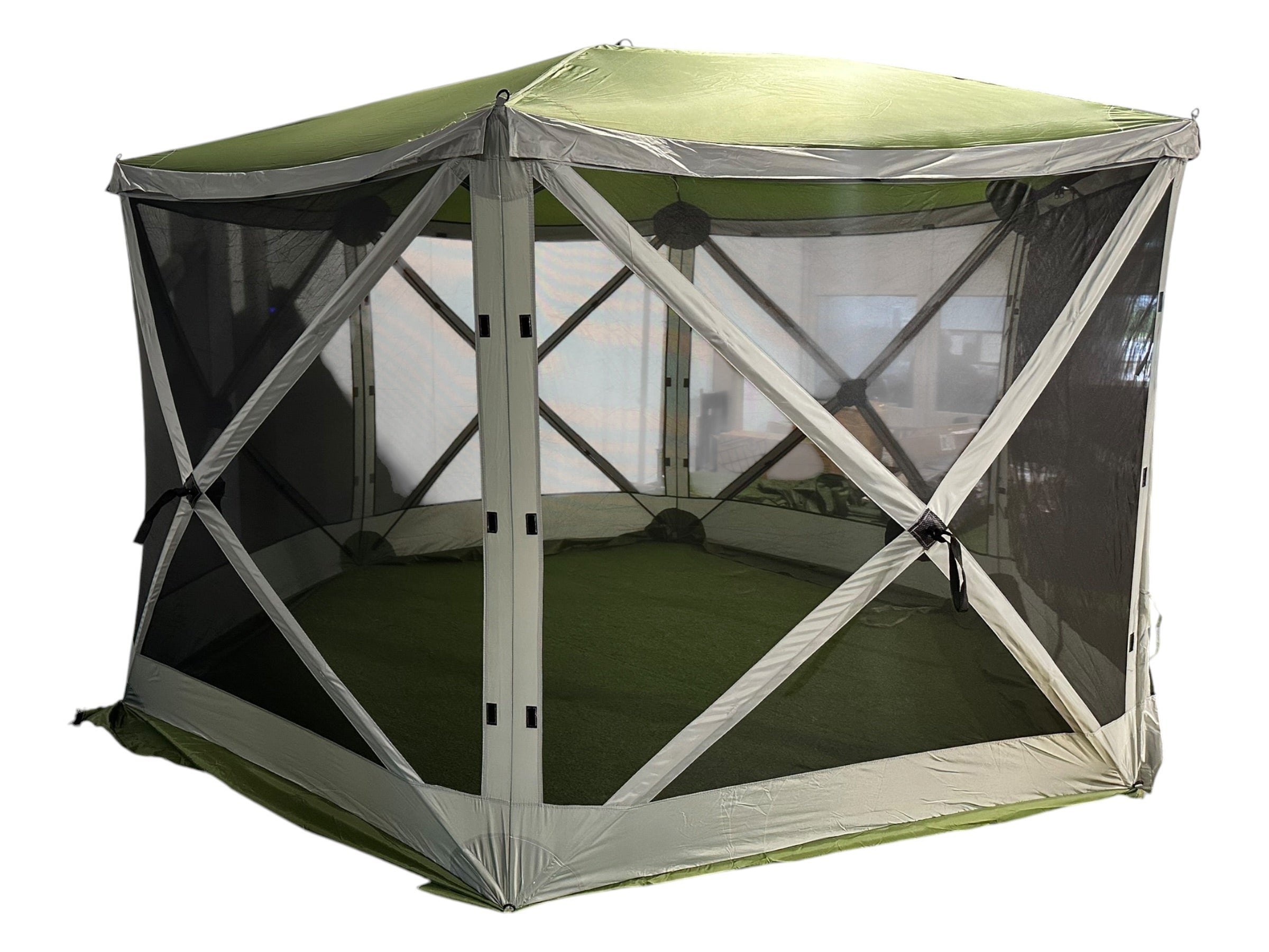 Quest Leisure Screen House 6 Spring Up Gazebo (Like New)