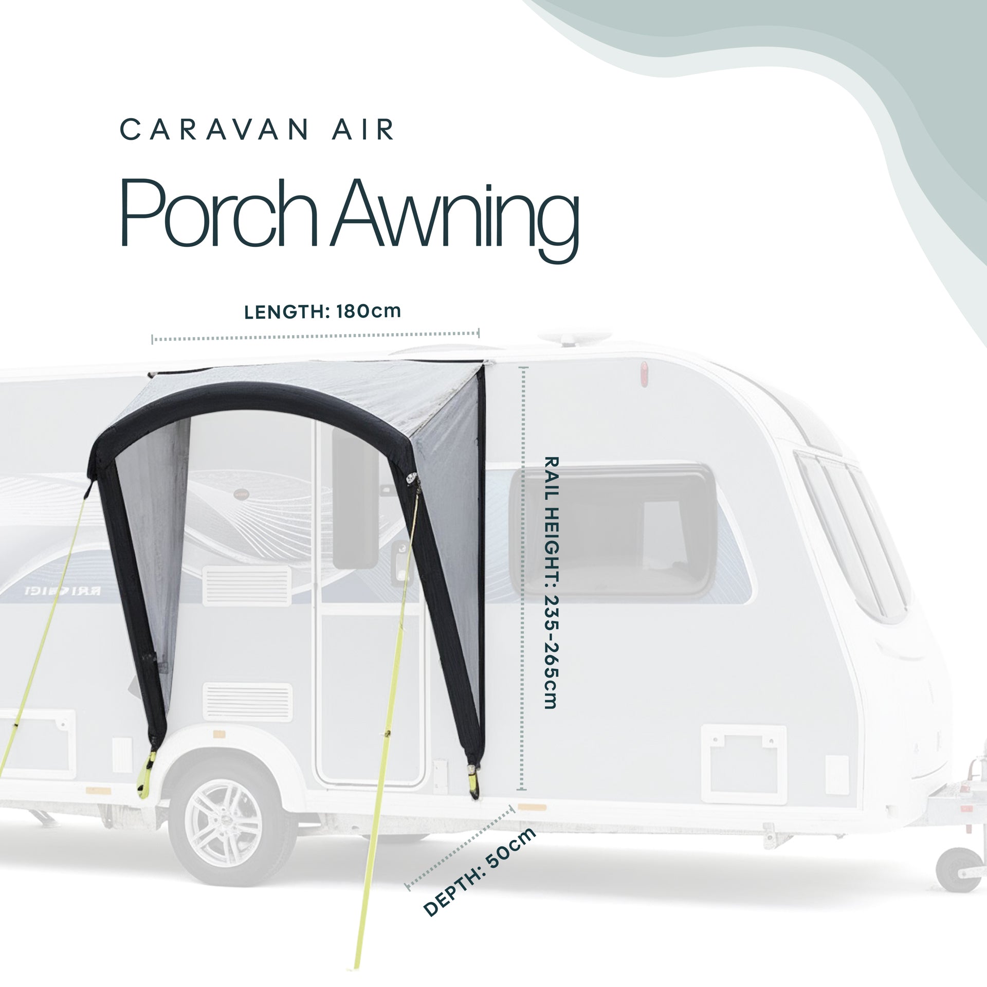 Leisurewize Griffon Inflatable Caravan Door Canopy