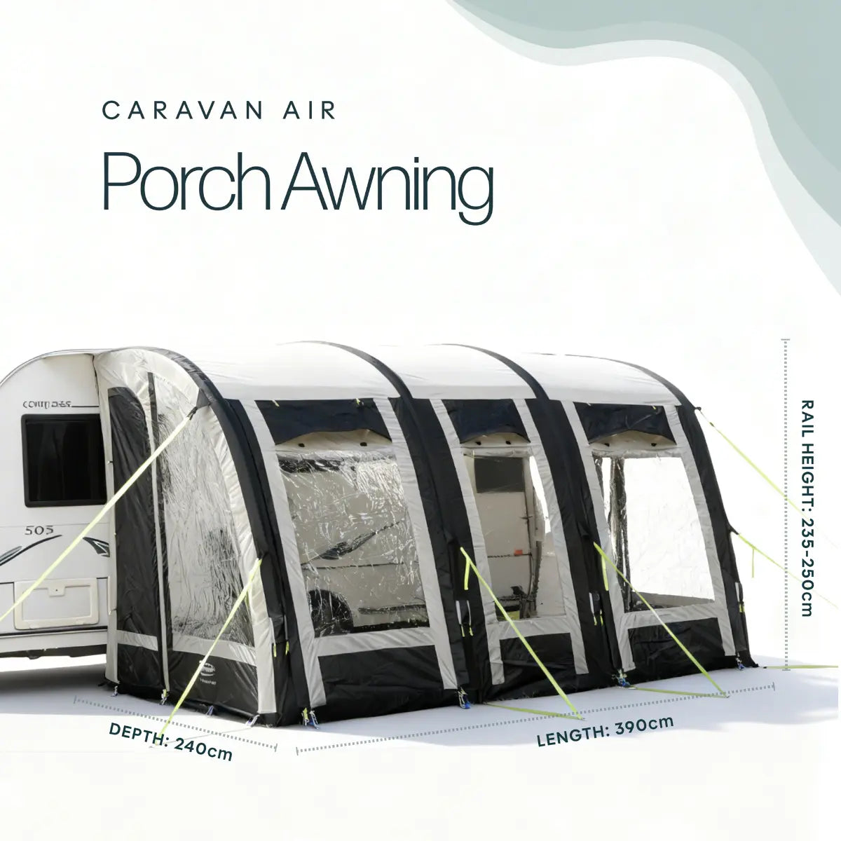 Leisurewize Ontario 390 Air Caravan Awning
