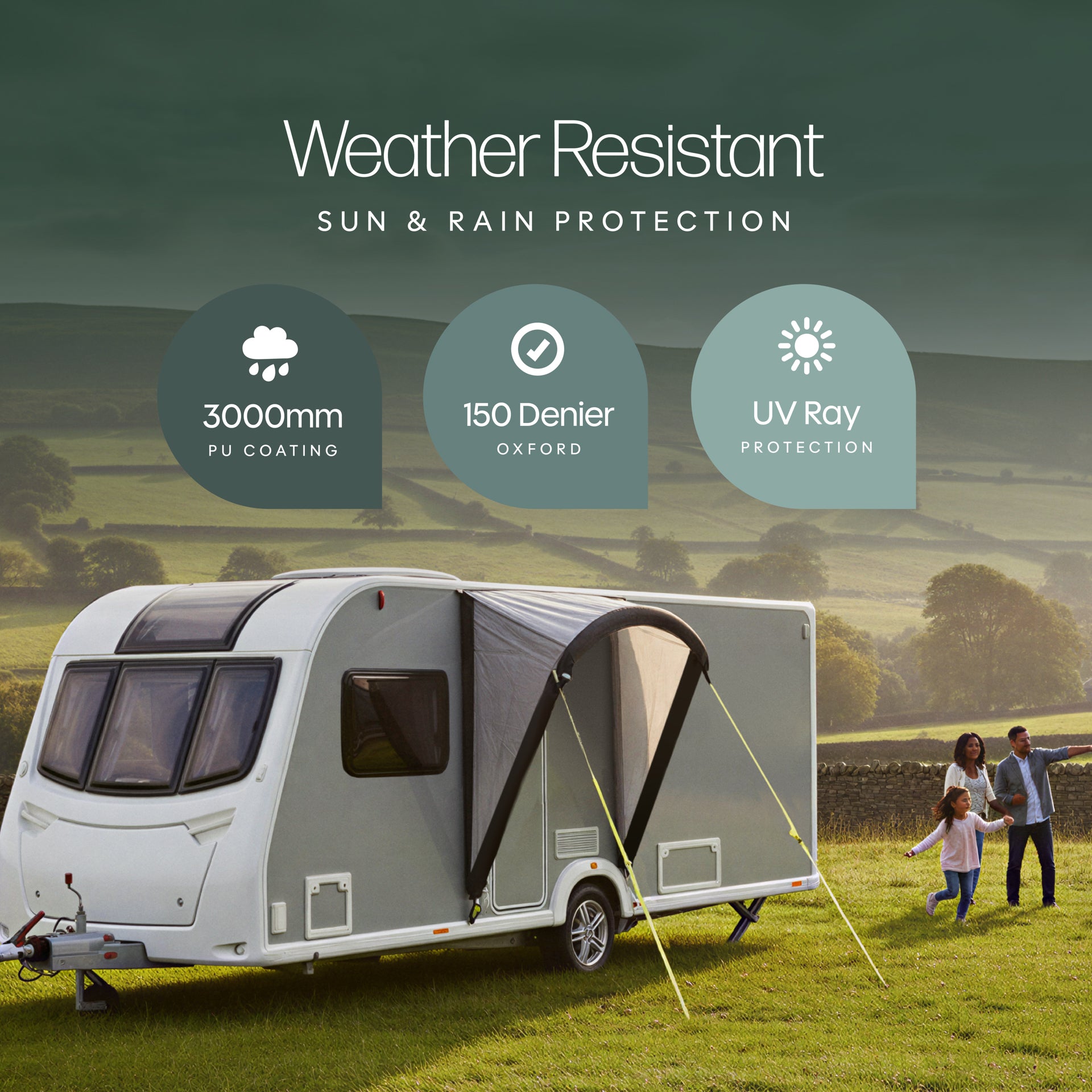 Leisurewize Griffon Inflatable Caravan Door Canopy