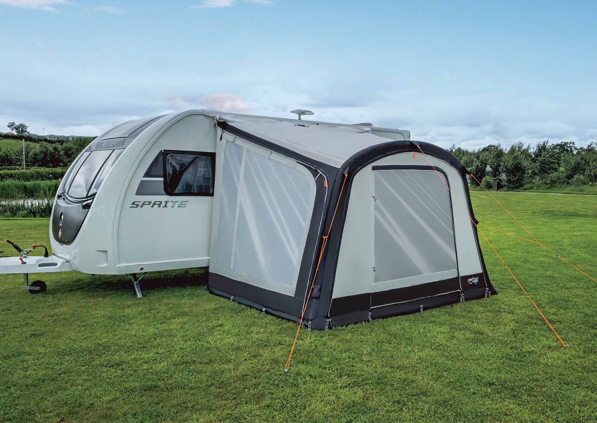 Camptech Ivy Air Roll Out Caravan Porch Awning