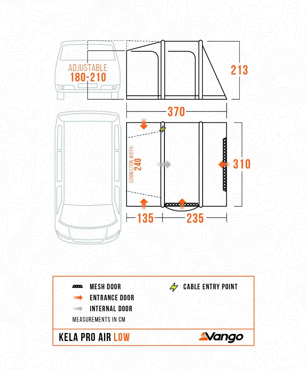 Vango Kela Pro Air Low Inflatable DriveAway Awning