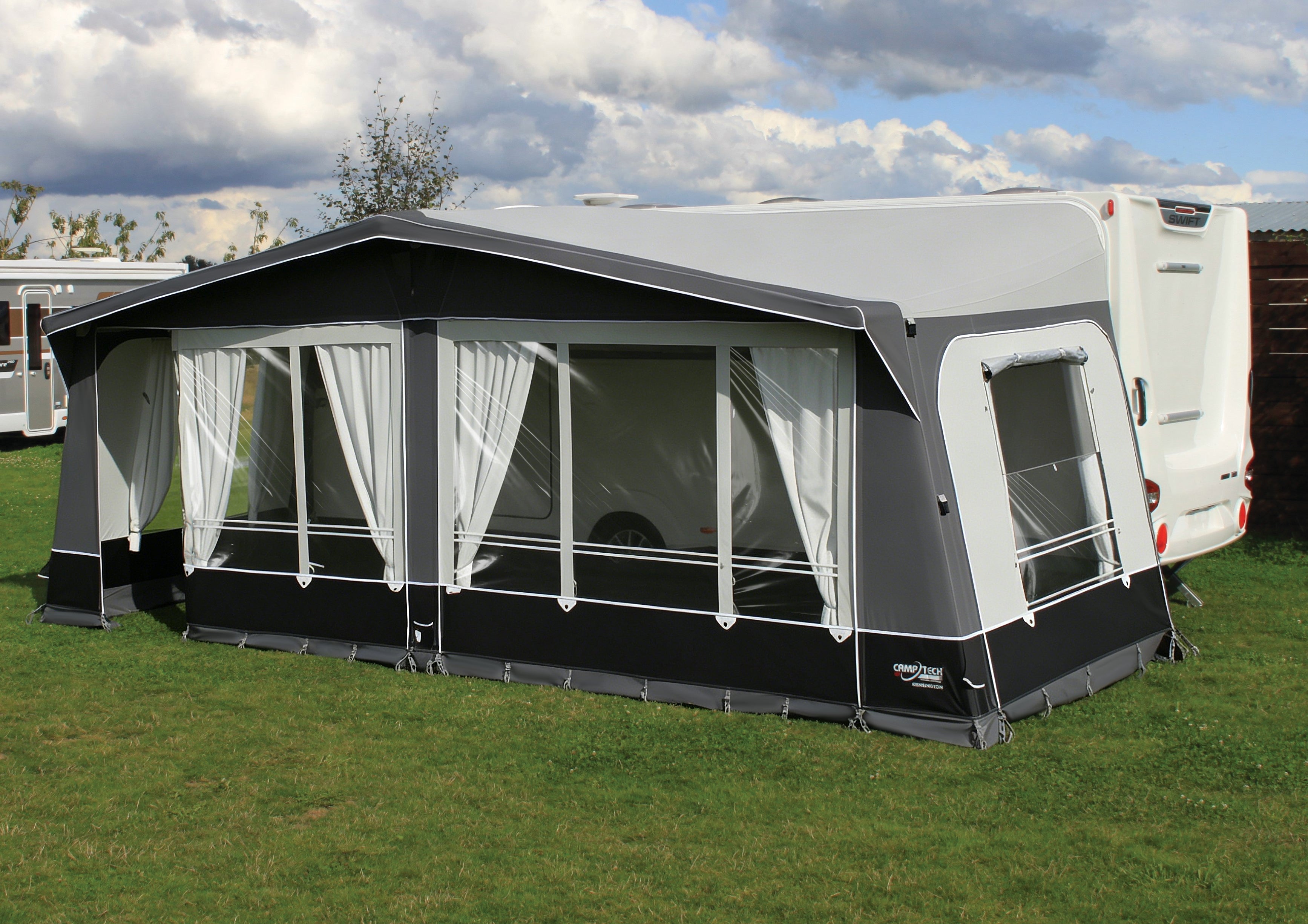 Camptech Kensington Inflatable Full Caravan Awning (FREE CARPET INC)