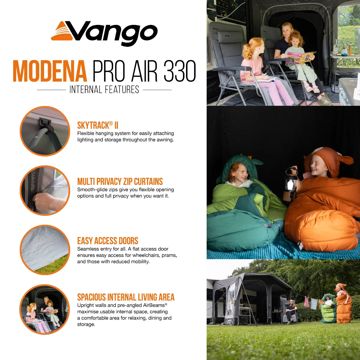 Vango Modena Pro Air 330 Caravan Awning 2027