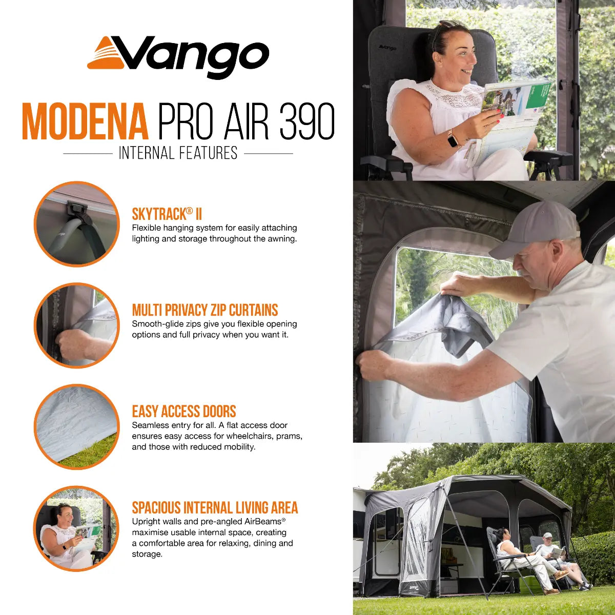 Vango Modena Pro Air 390 Caravan Awning 2027