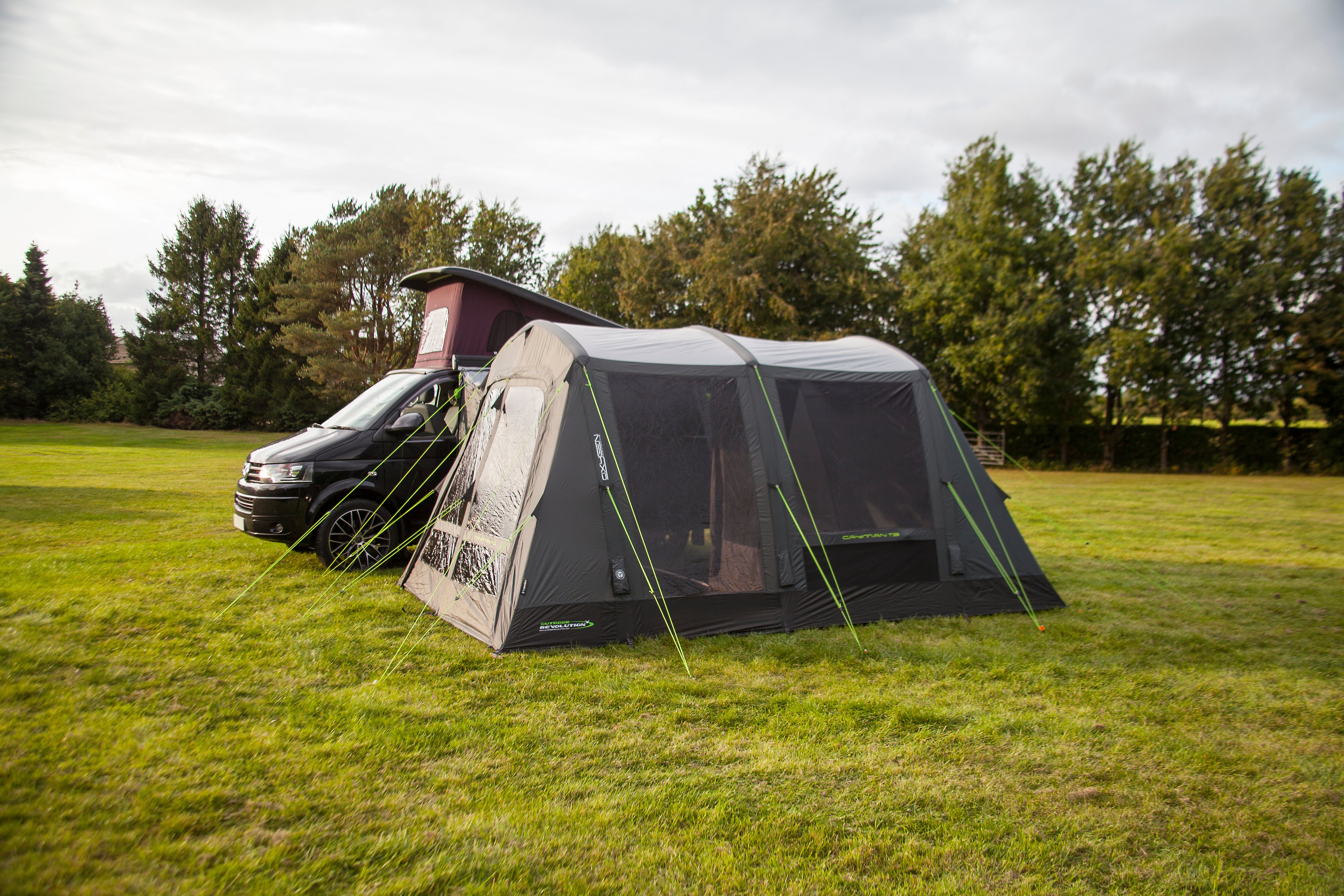Outdoor Revolution Cayman Air T3 Low Inflatable Awning 2026 (Includes Footprint)