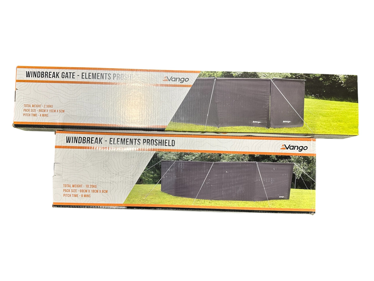 Vango Poled Windbreak Elements ProShield (Used) + Free Brand New Gate