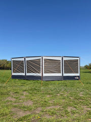 Camptech Carnival Lux Poled Windbreak with Blinds
