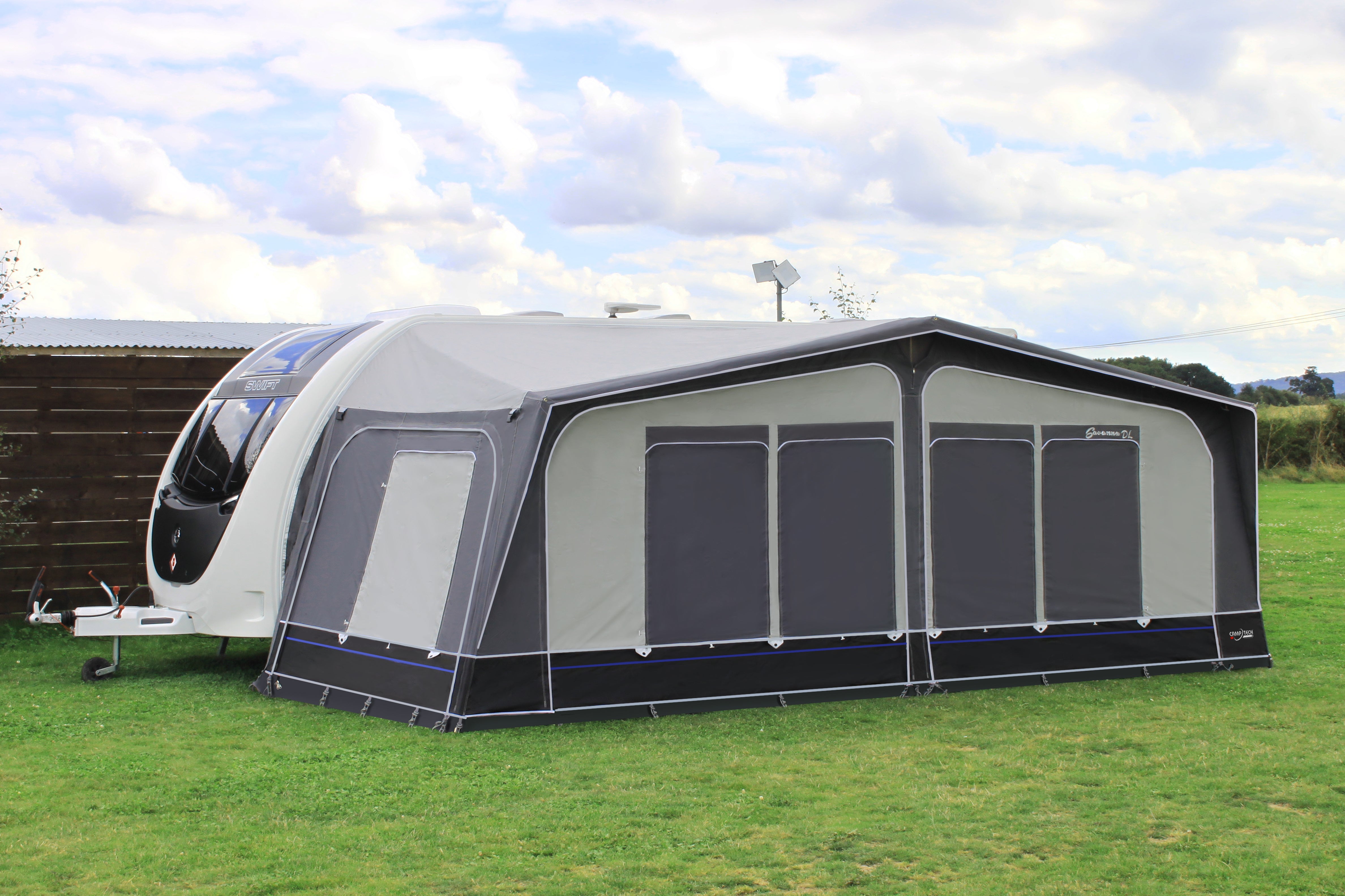 Camptech Savanna DL Seasonal Full Caravan Awning (FREE CARPET INC)