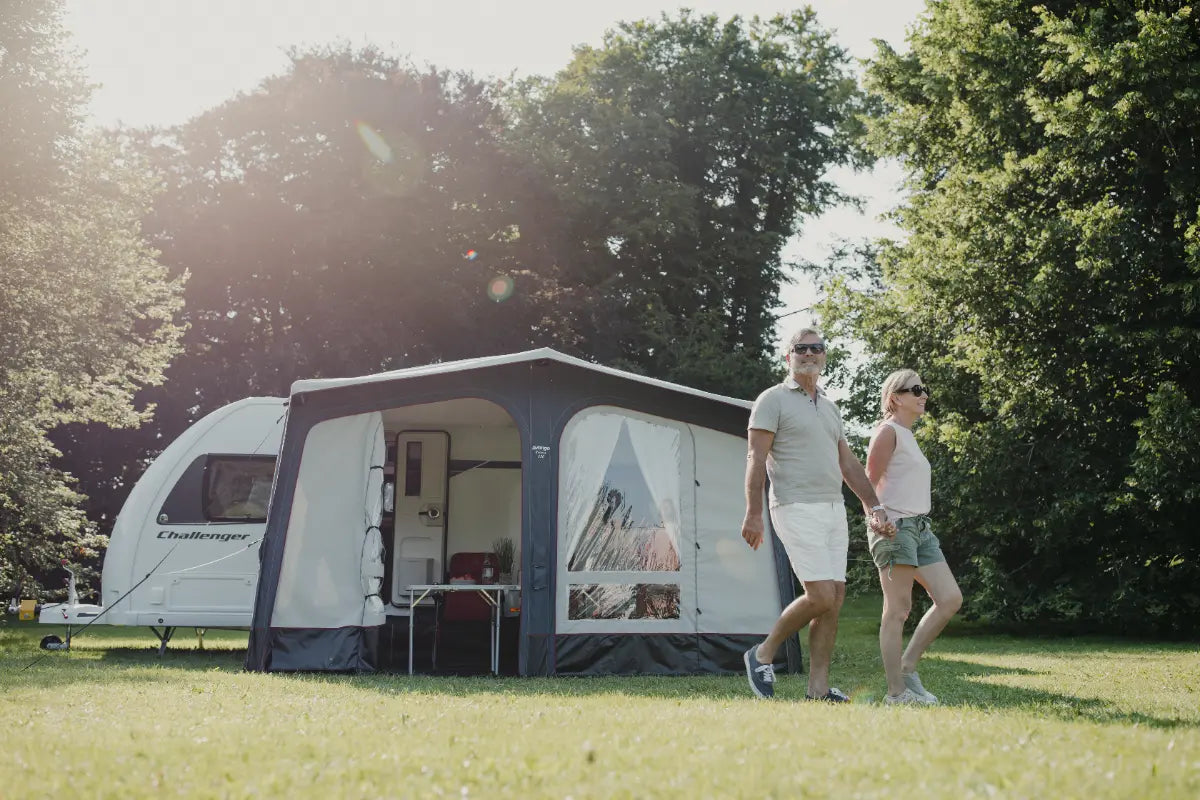 Vango Riviera Air 390 Elements TC Inflatable Caravan Awning (Package Deal)