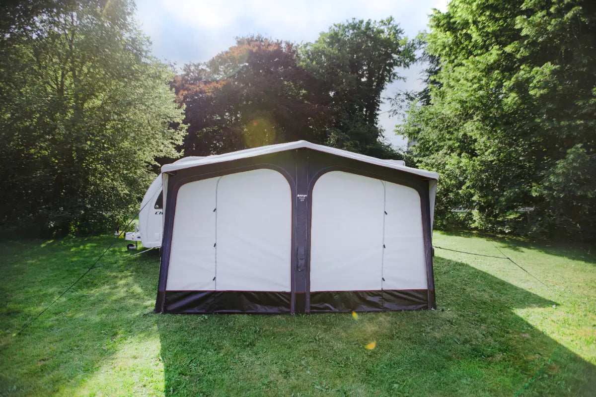 Vango Riviera Air 390 Elements TC Inflatable Caravan Awning (Package Deal)