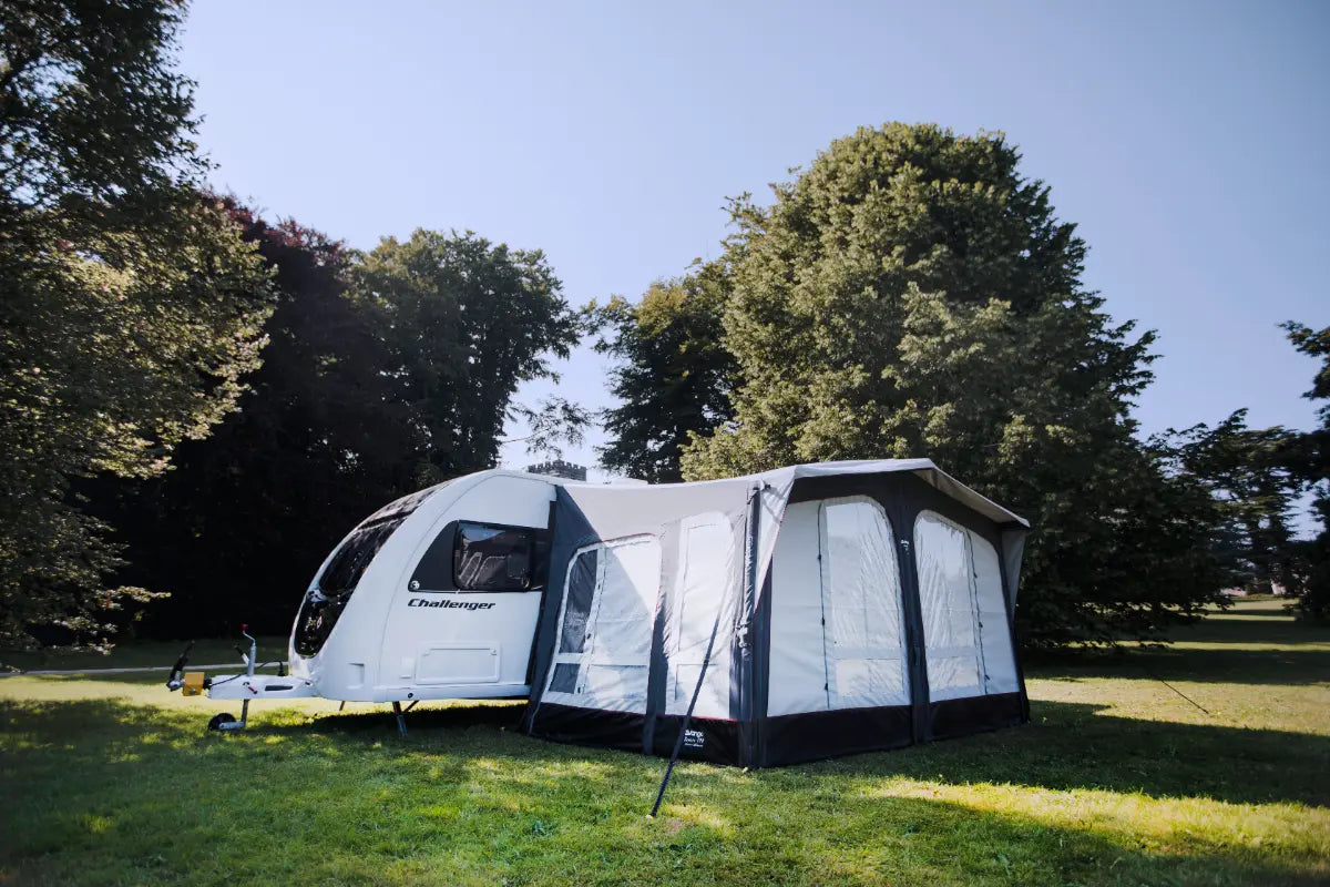 Vango Riviera Air 390 Elements TC Inflatable Caravan Awning (Package Deal)