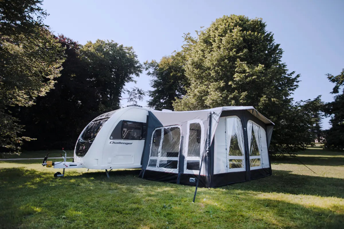 Vango Riviera Air 390 Elements TC Inflatable Caravan Awning (Package Deal)