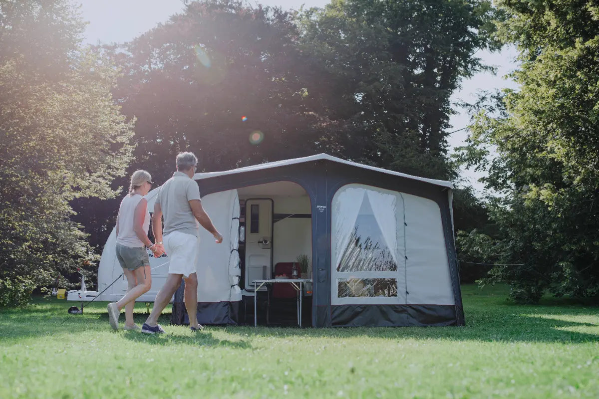 Vango Riviera Air 390 Elements TC Inflatable Caravan Awning (Package Deal)