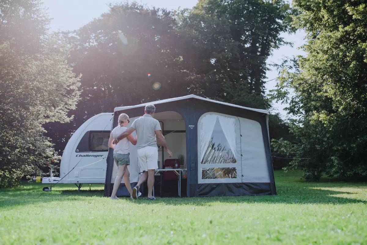 Vango Riviera Air 390 Elements TC Inflatable Caravan Awning (Package Deal)
