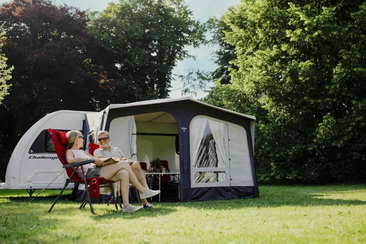 Vango Riviera Air 390 Elements TC Inflatable Caravan Awning (Package Deal)