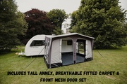 Vango Riviera 390 Air Elements ProShield Inflatable Caravan Porch Awning - Package Deal