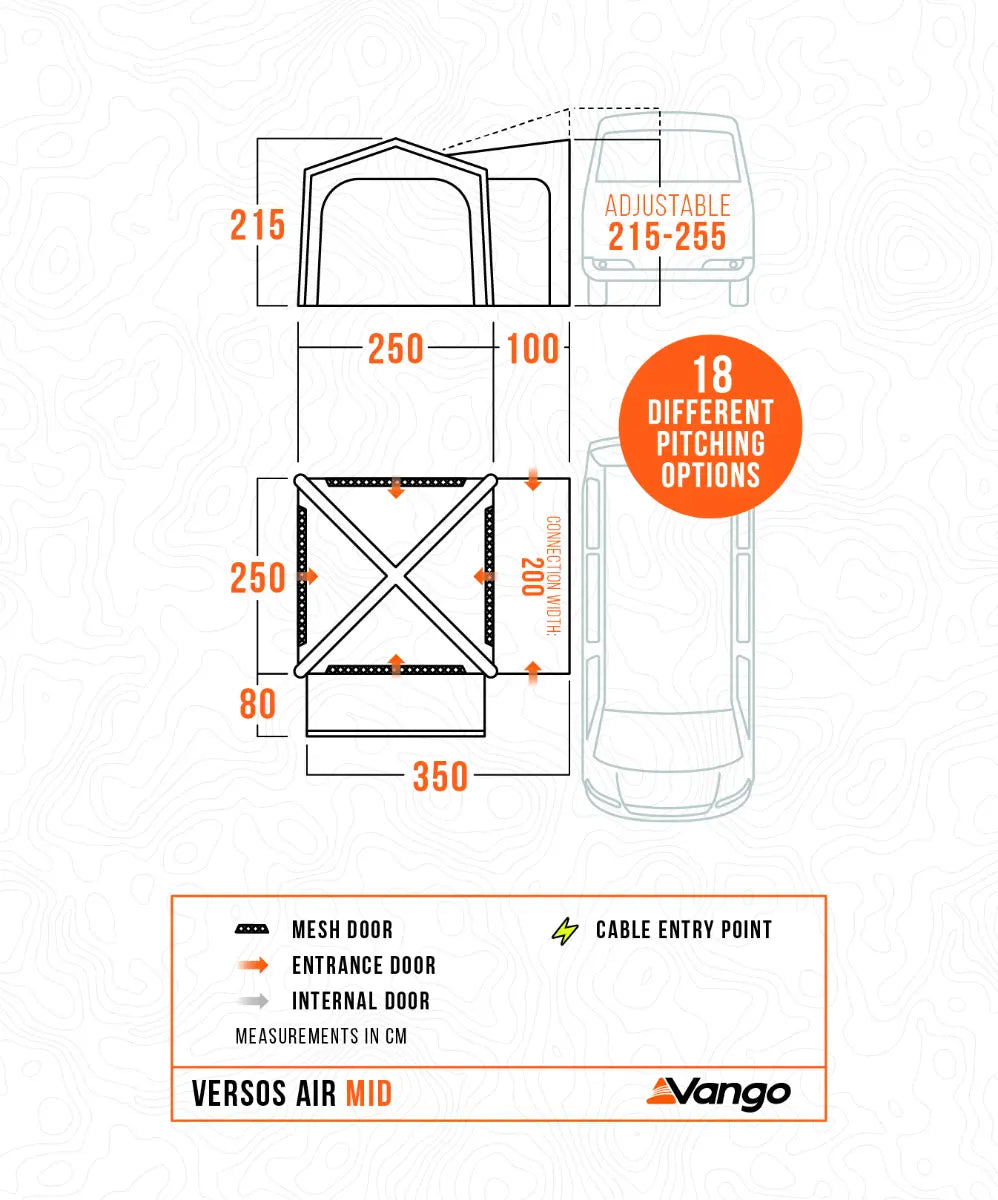 Vango Versos Air Mid Inflatable DriveAway Awning