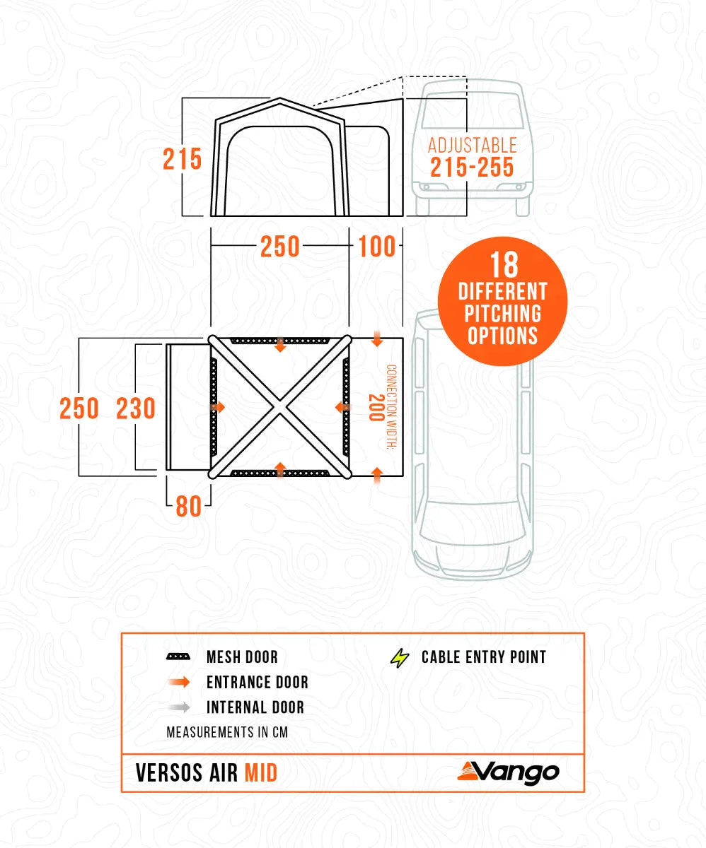 Vango Versos Air Mid Inflatable DriveAway Awning