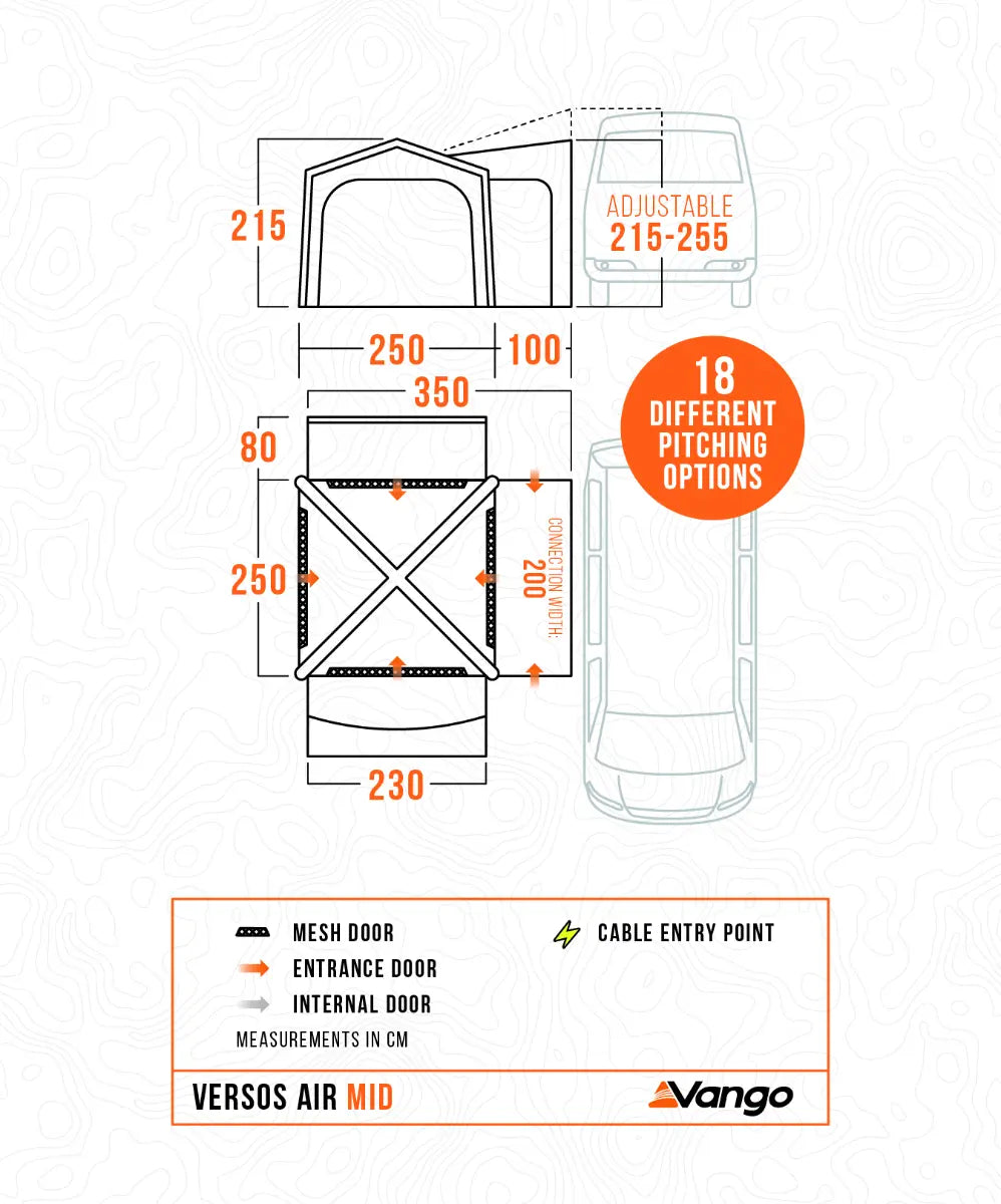 Vango Versos Air Mid Inflatable DriveAway Awning