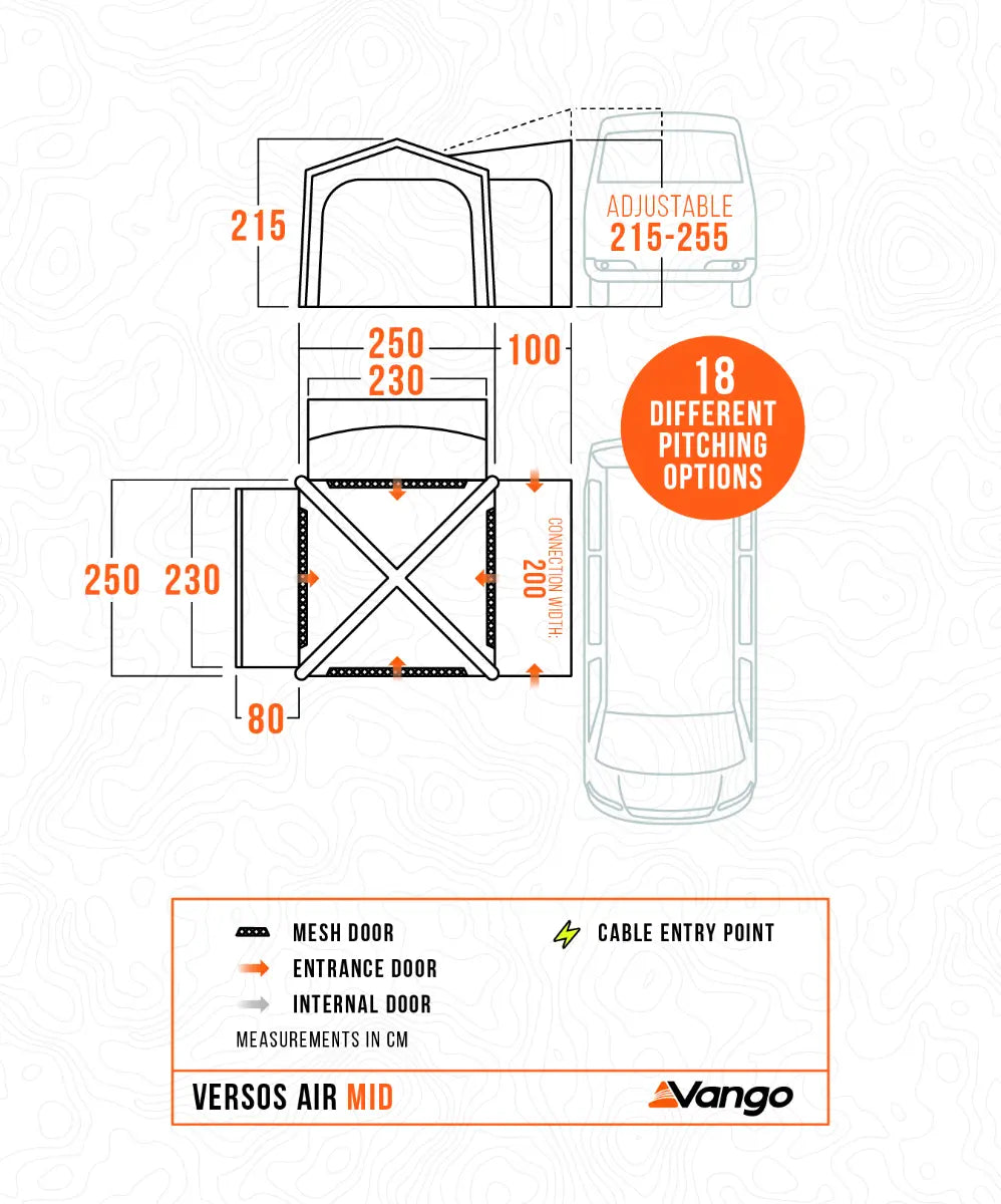 Vango Versos Air Mid Inflatable DriveAway Awning