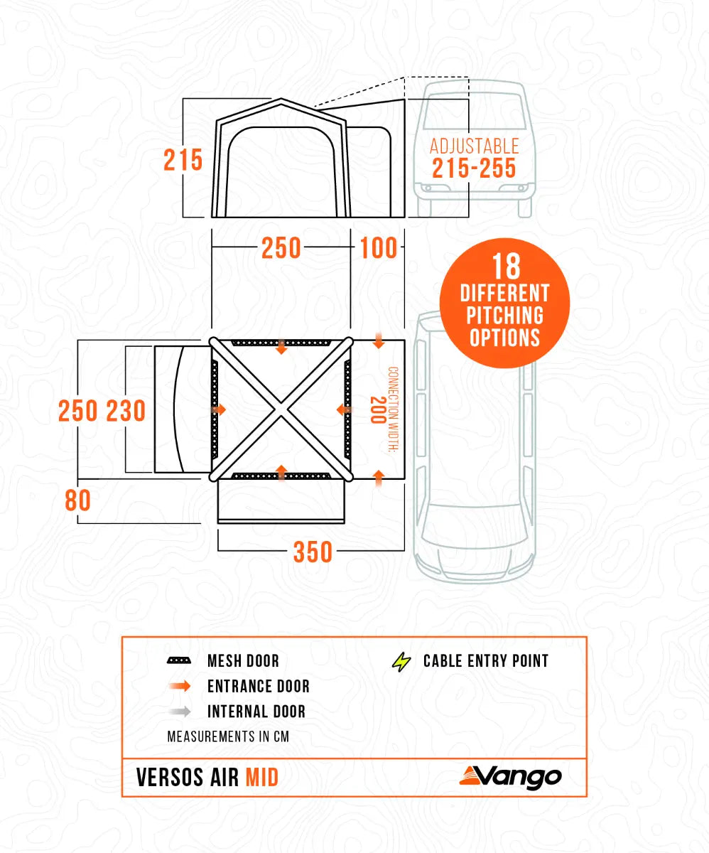 Vango Versos Air Mid Inflatable DriveAway Awning