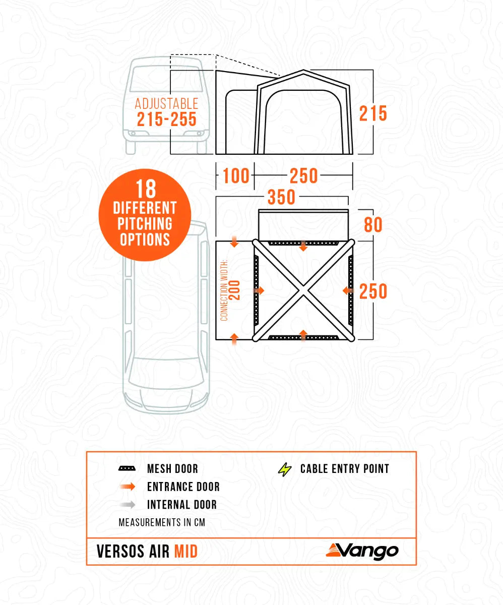 Vango Versos Air Mid Inflatable DriveAway Awning