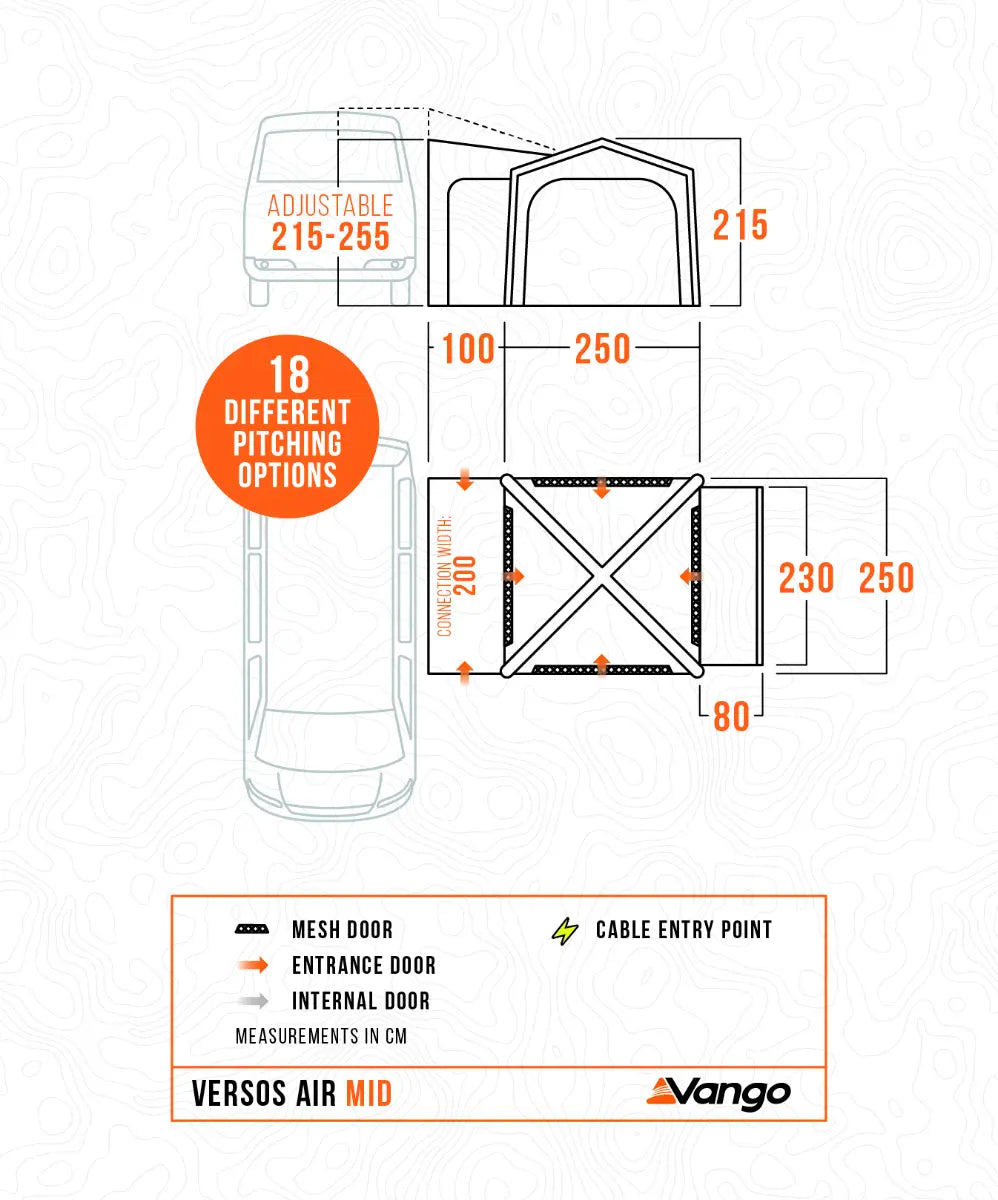 Vango Versos Air Mid Inflatable DriveAway Awning