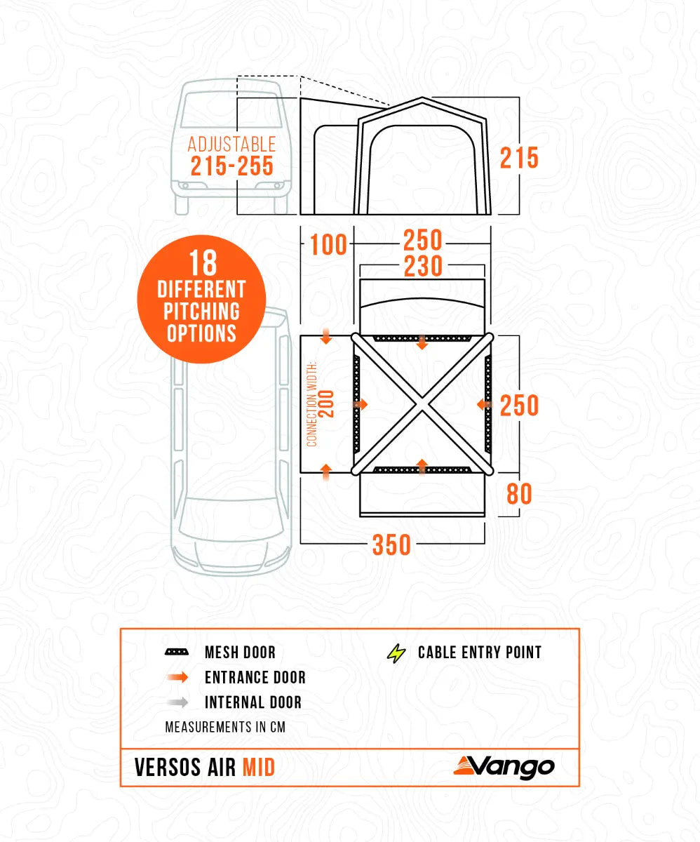 Vango Versos Air Mid Inflatable DriveAway Awning